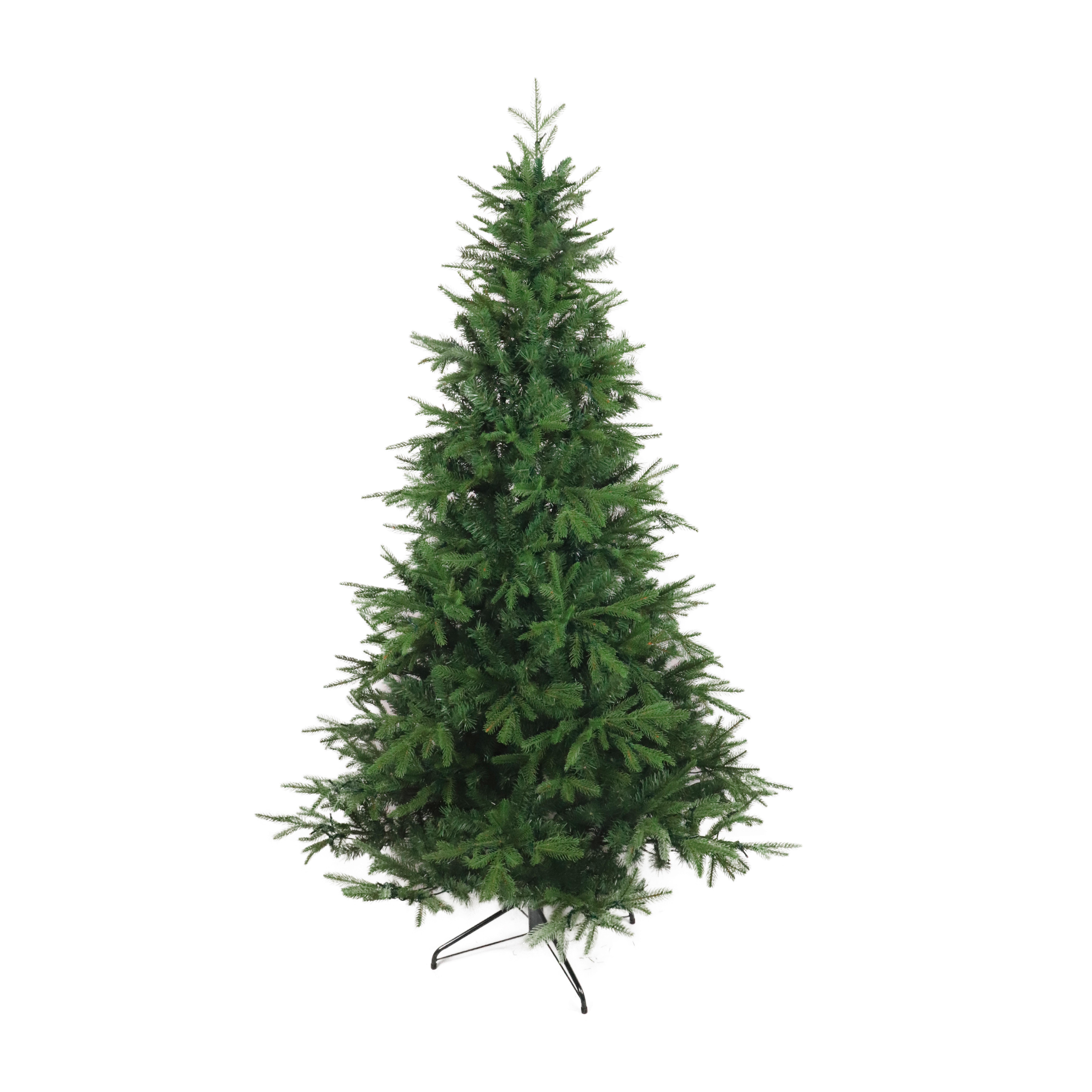 CHOINKA 50000256 - zielony, Basics, tworzywo sztuczne (120/180cm) - X-Mas