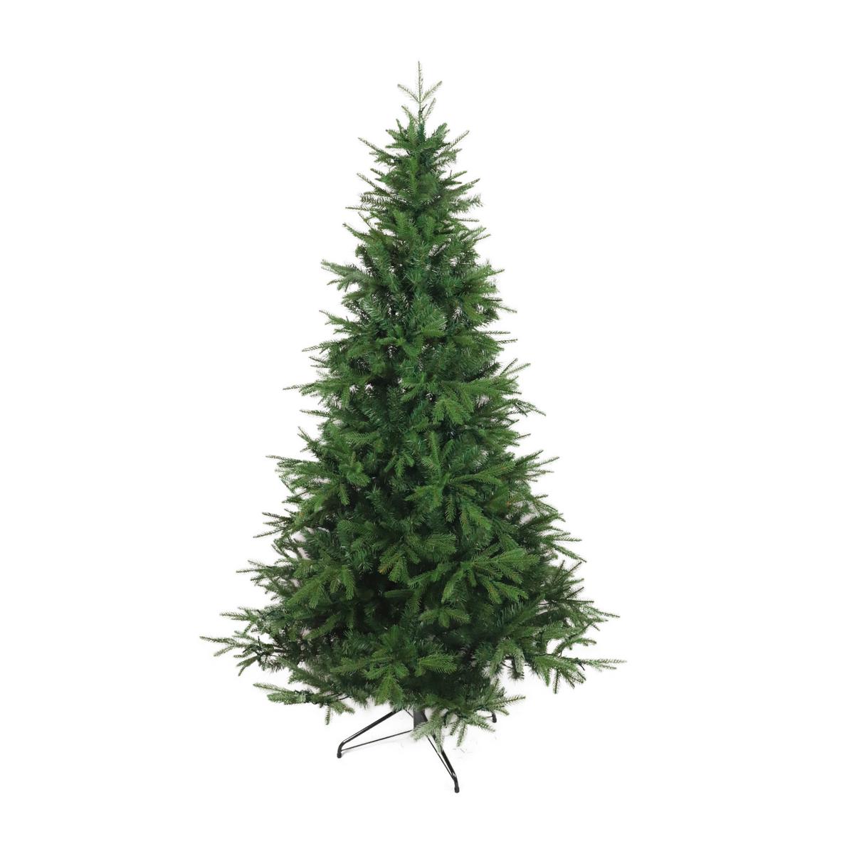 CHOINKA 50000256 - zielony, Basics, tworzywo sztuczne (120/180cm) - X-Mas