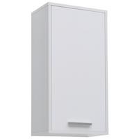 Viseći Ormar Milano - boja hroma/bela, Moderno, metal/pločasti materijal (38/72/23cm) - Mömax