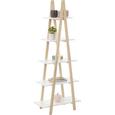Regal in Weiß/Kieferfarben - Weiß/Kieferfarben, MODERN, Holz/Holzwerkstoff (60/150/30cm) - Mömax modern living