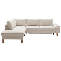 Wohnlandschaft Corvara 2.0 - Weiss/Eichefarben, Konventionell, Holz/Holzwerkstoff (220/86/286cm) - Premium Living
