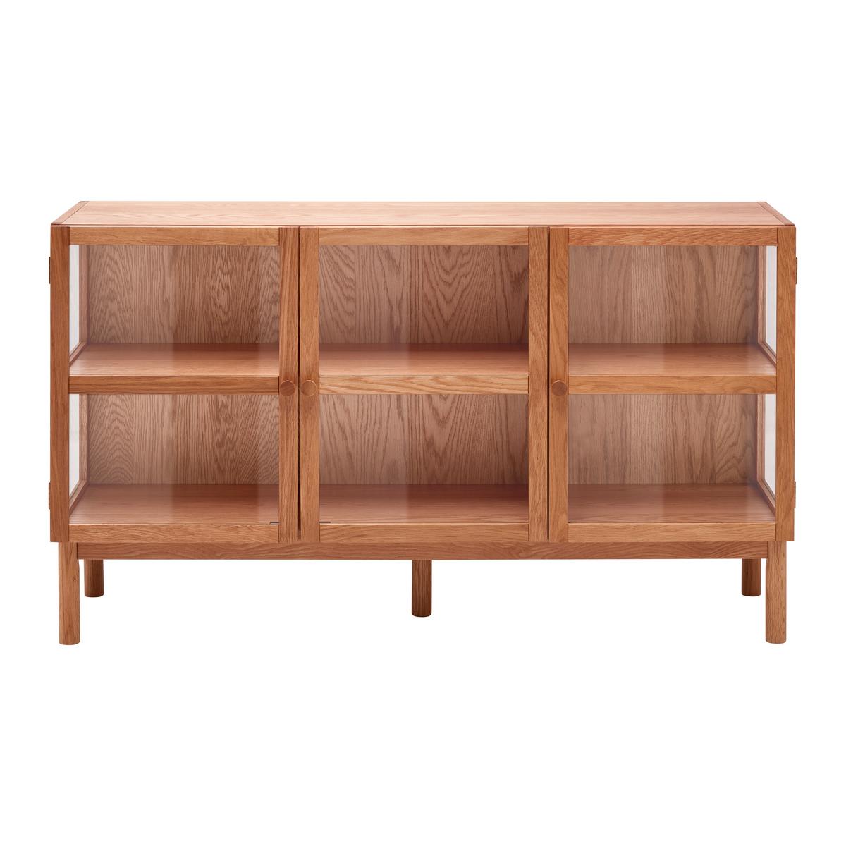 Sideboard Abir Eichefarben - Eichefarben, MODERN, Karton/Glas (140/80/40cm) - Mömax