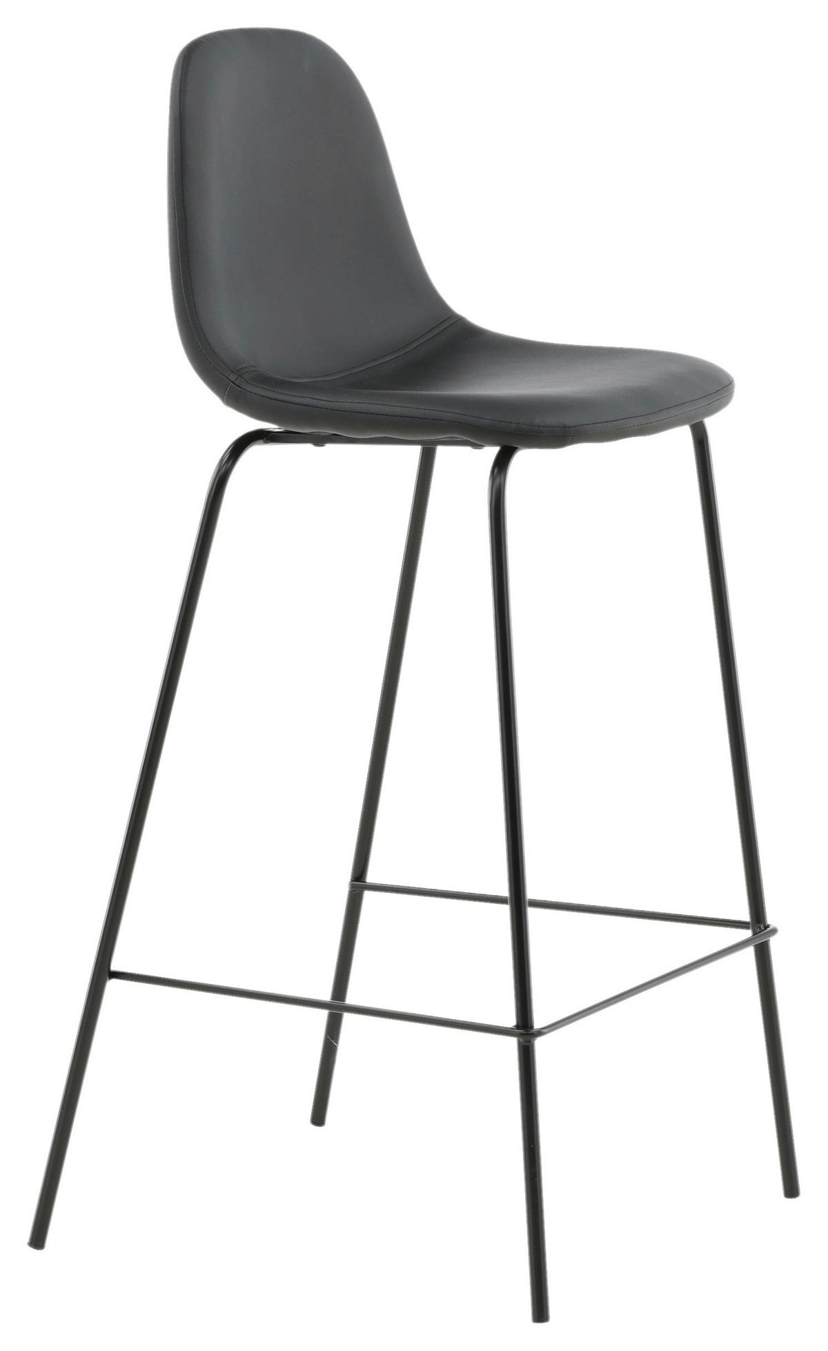 BARHOCKER-SET POLAR - Schwarz, Design, Kunststoff/Textil (41,5/105/43cm) - Livetastic