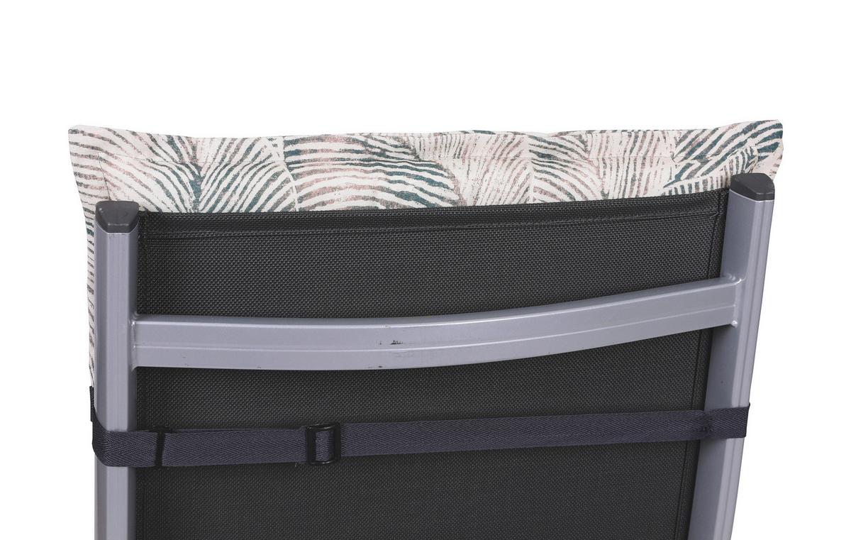 Sesselauflagenset Grau/Beige, 6-teilig - Beige/Grau, Basics, Textil (50/7/100cm)