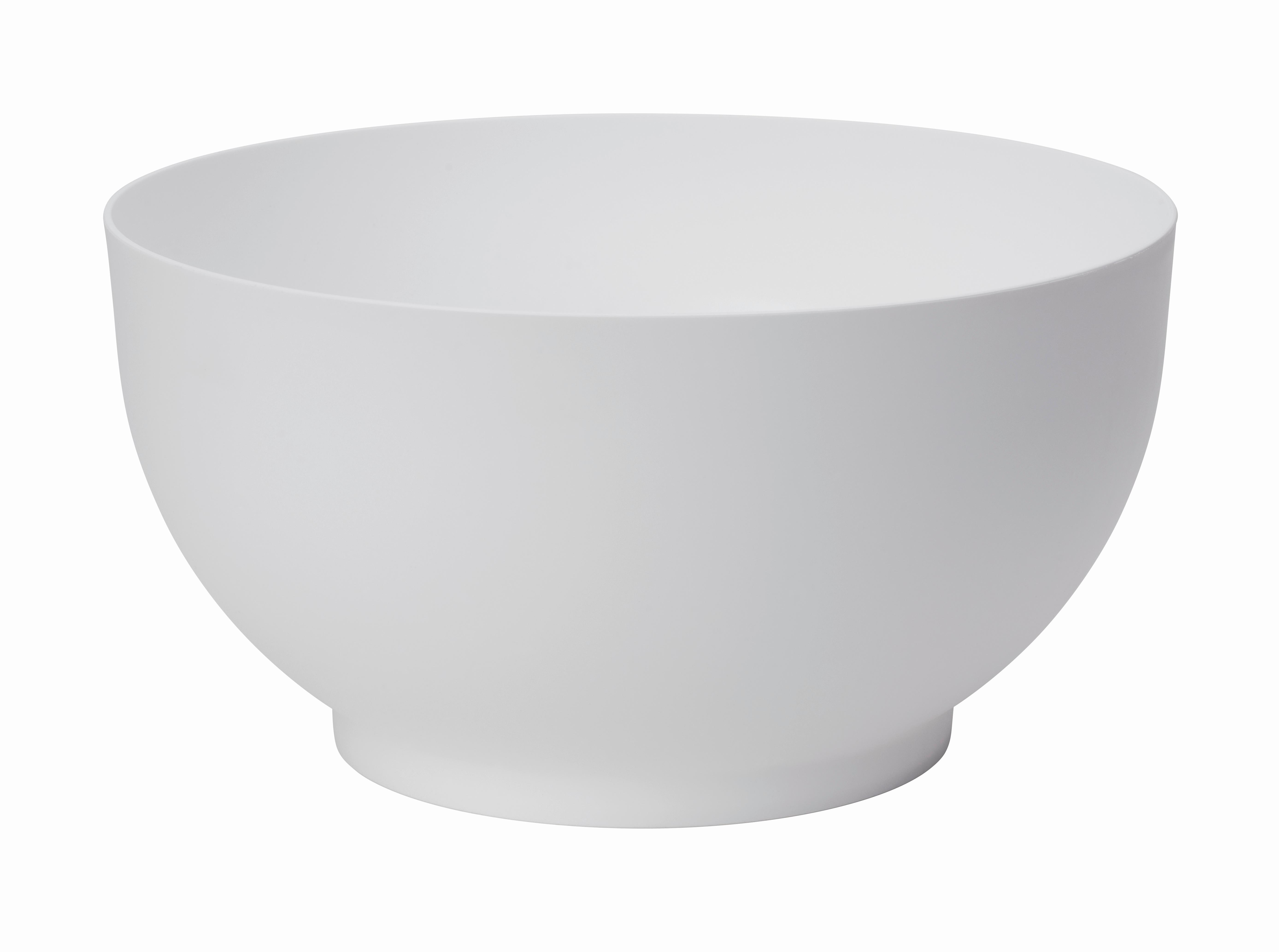 Übertopf Siena Weiß Ø ca. 29,5cm - Weiß, KONVENTIONELL, Kunststoff (29,5/15,3cm) - Mömax