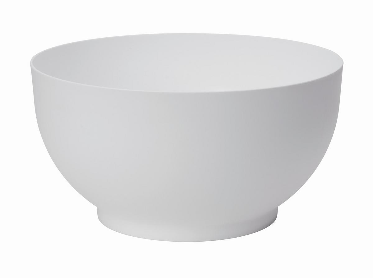 Übertopf Siena Weiß Ø ca. 29,5cm - Weiß, KONVENTIONELL, Kunststoff (29,5/15,3cm) - Mömax