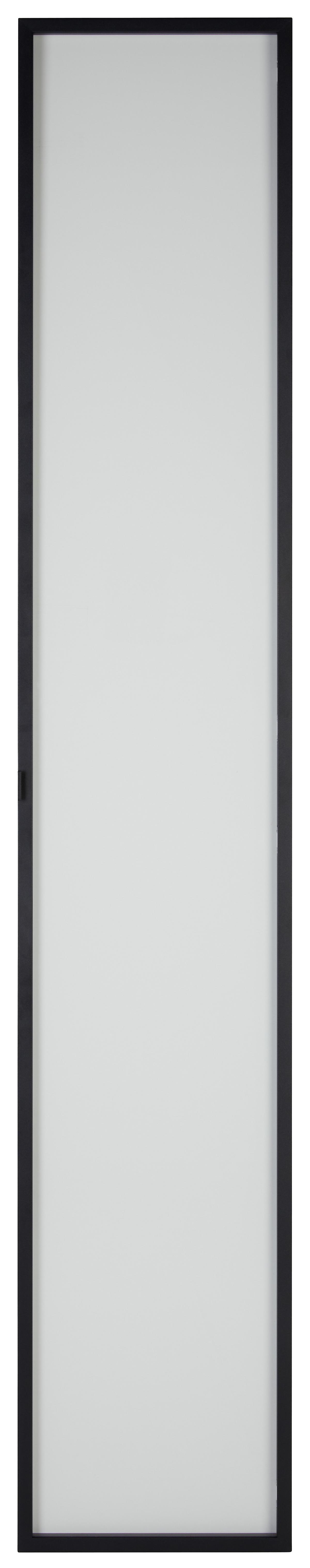 Tür ca. 37x210x2cm - Schwarz, MODERN, Metall (37/210/2cm) - Mömax
