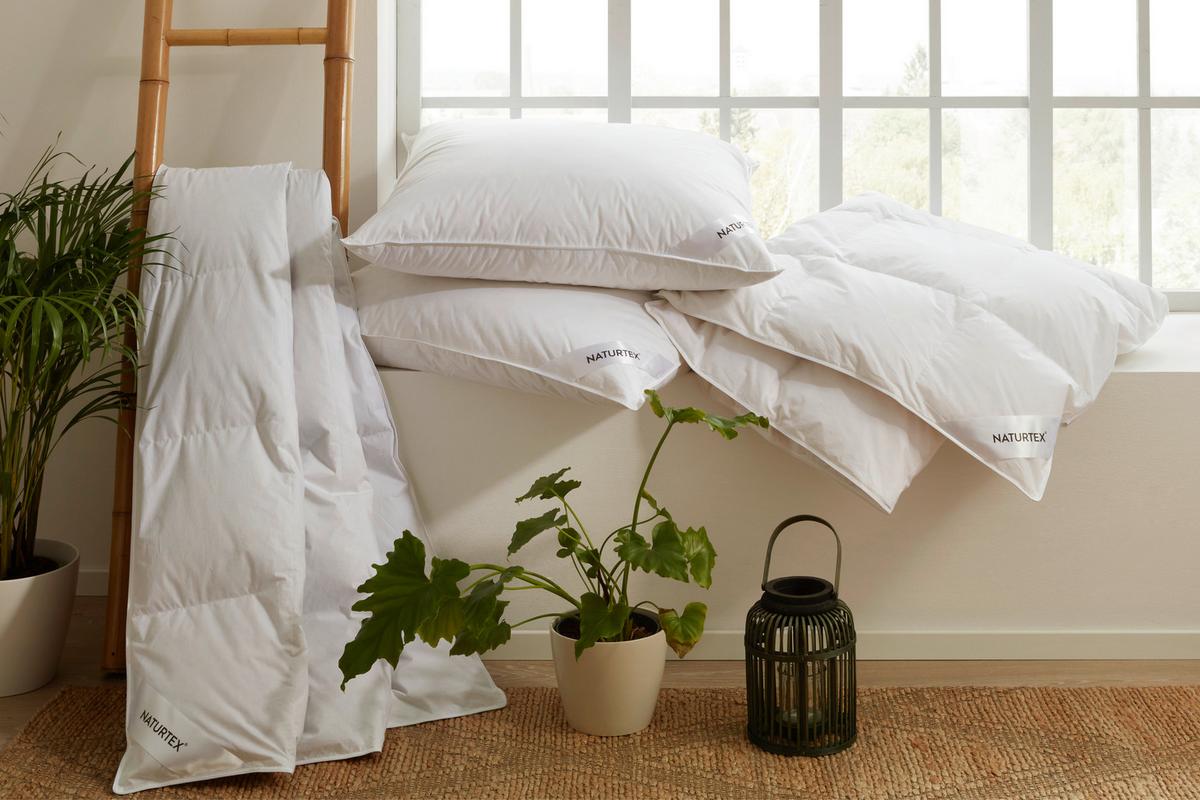 Odeja Iz Puha Dana, Ca. 135x200 Cm - bela, Konvencionalno, tekstil (135-140/200cm) - Premium Living