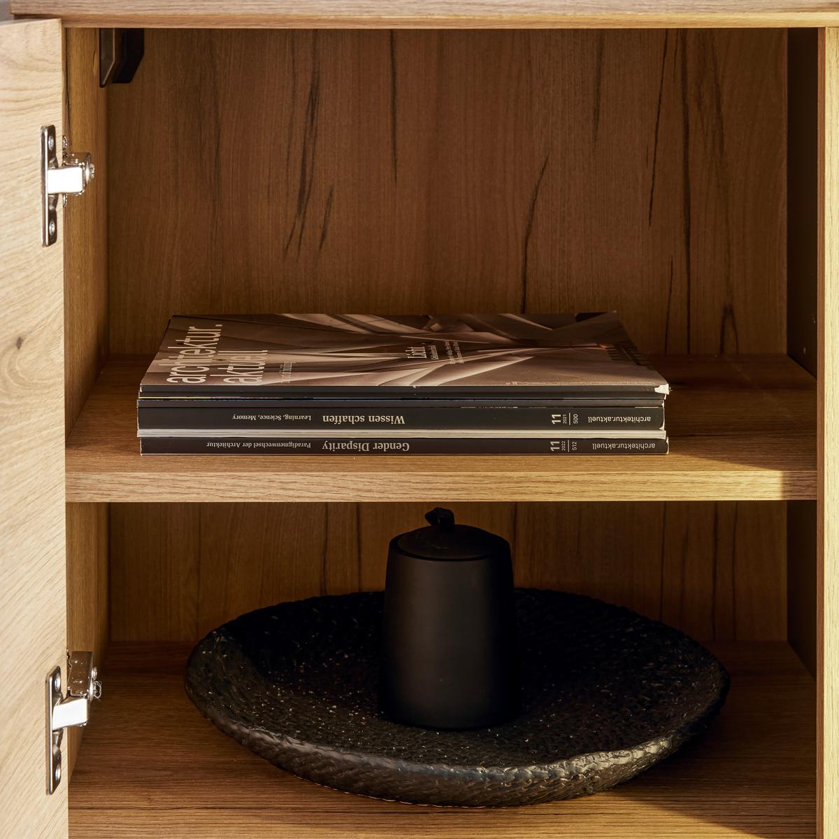 TV-Element in Eiche/Grau - Modern, Holzwerkstoff/Kunststoff (207,8/66/44,8cm) - Mömax