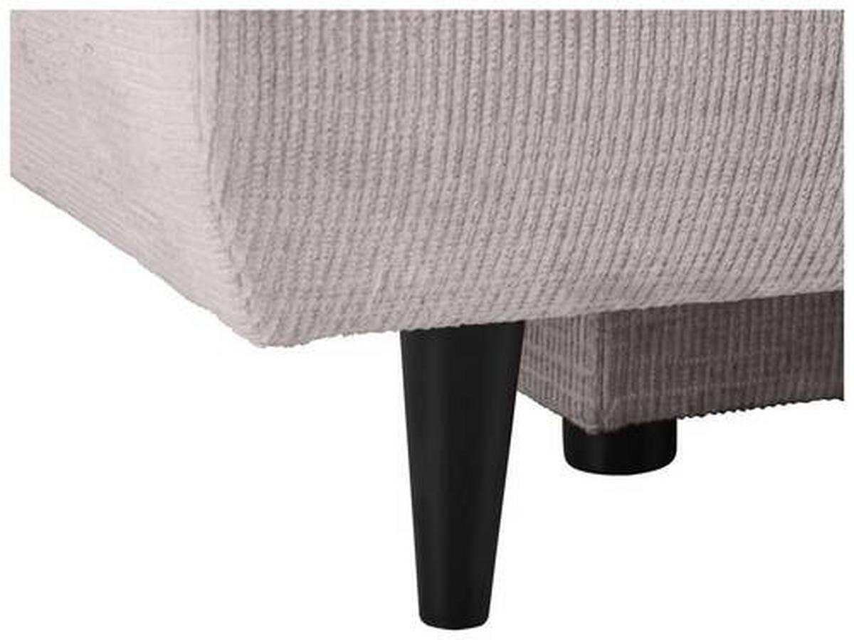 Trosjed Na Razvlačenje Virgo - bež/crna, Konvencionalno, tekstil/drvo (212/97/105cm) - Modern Living