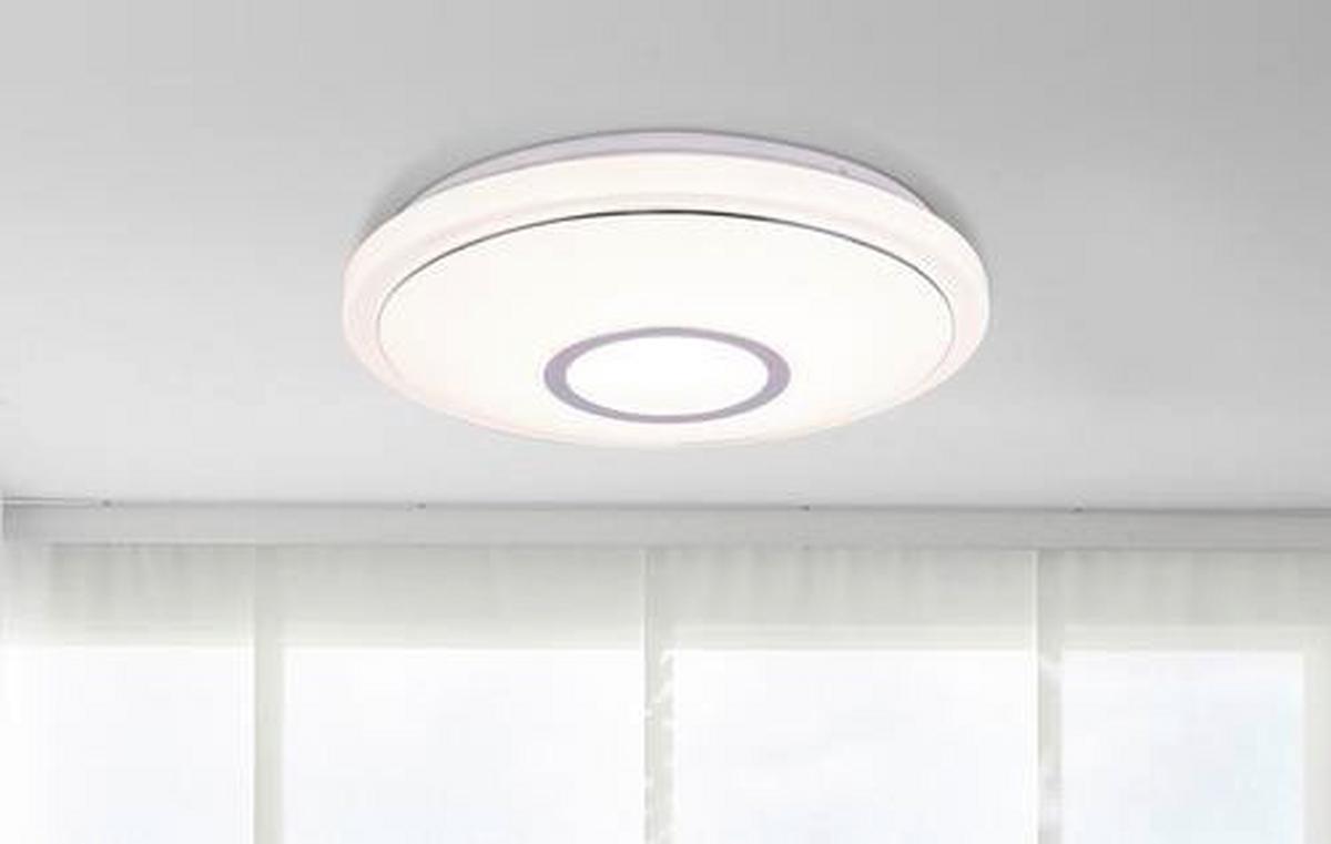 Stropna Led-svetilka Connor, S Sijalko - Basics, kovina/umetna masa (40/6,5cm) - Globo