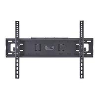 TV-Wandhalter in Schwarz - Schwarz, Metall (60/40cm) - Mömax