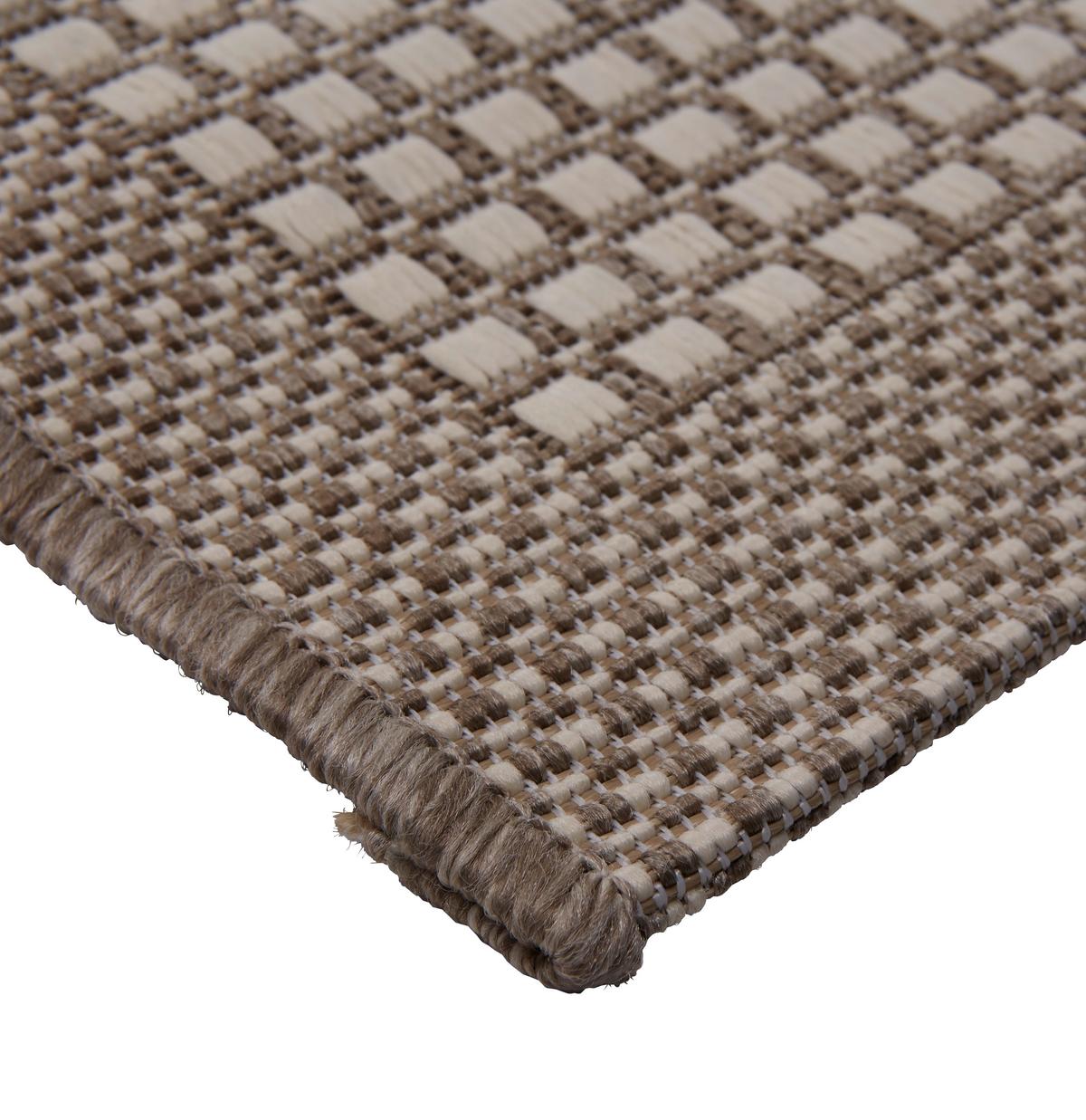 Flachwebteppich Naomi 2 in Beige ca. 80x290cm - Beige, Konventionell, Textil (80/290cm) - Modern Living