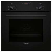 Einbaubackofen HB013FBB1 Schwarz - Schwarz, MODERN, Glas/Metall (59,4/59,5/54,8cm) - Siemens