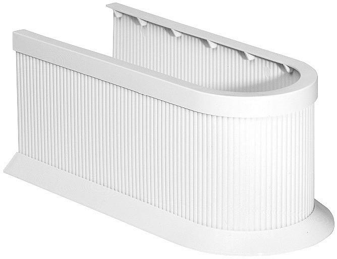 Siphon in Weiß - Weiß, Kunststoff (11cm) - Modern Living