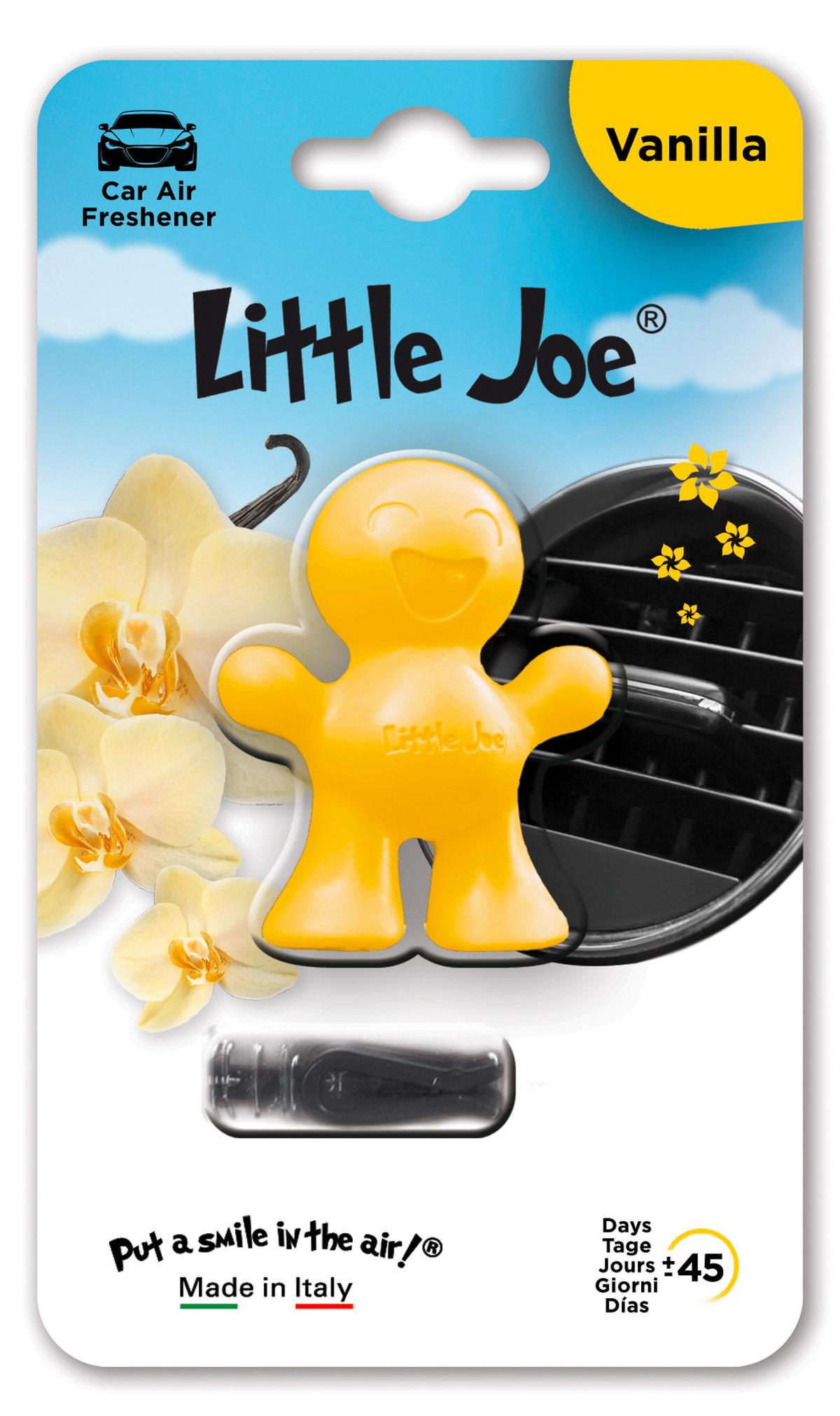 Autóillatosító Little Joe Vanilia - sárga, műanyag (2.6/14.5/8.5cm)