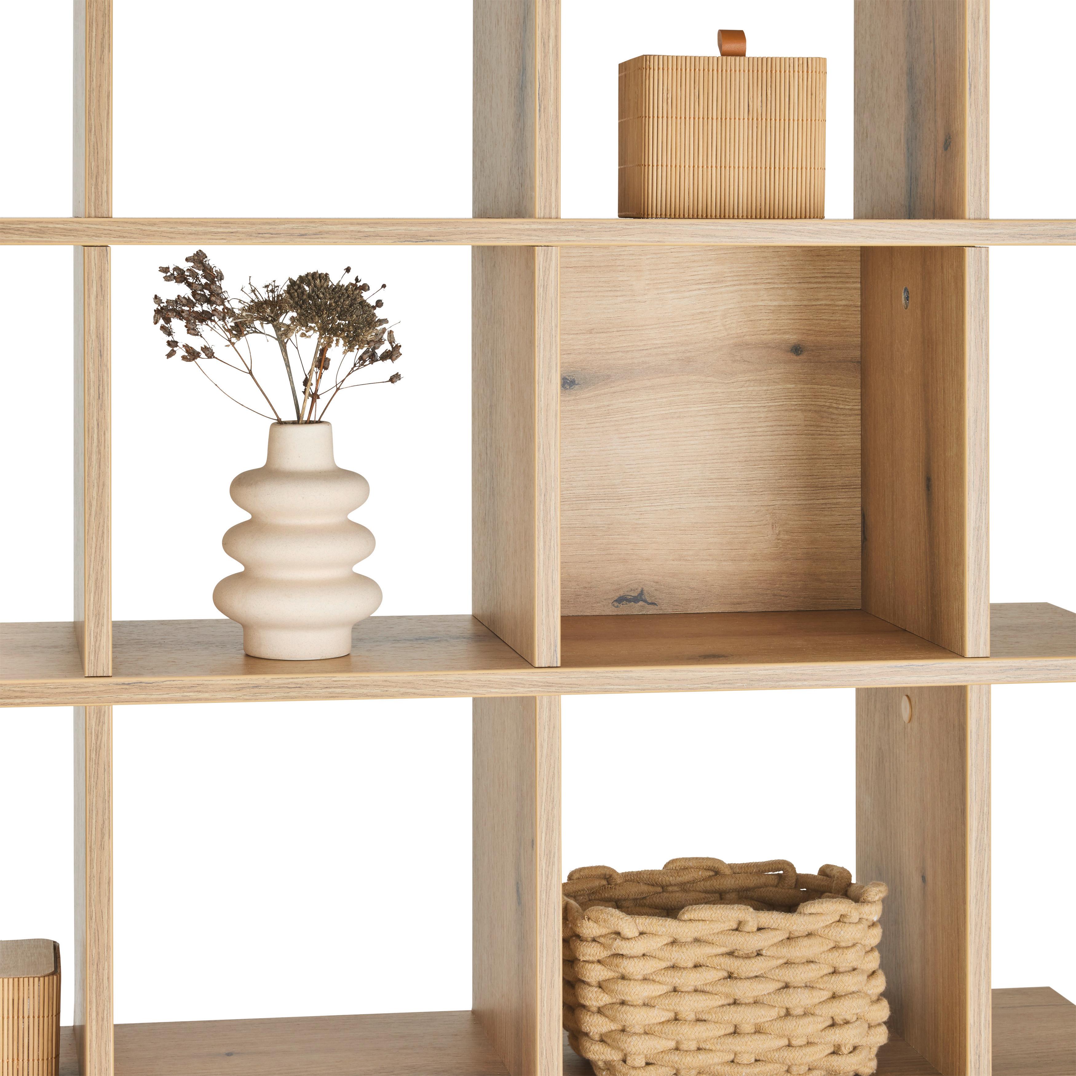 HYLLA OTTO PLUS -EXKLUSIV- - ekfärgad, Modern, trämaterial (79,8/175,2/25,5cm) - Mömax