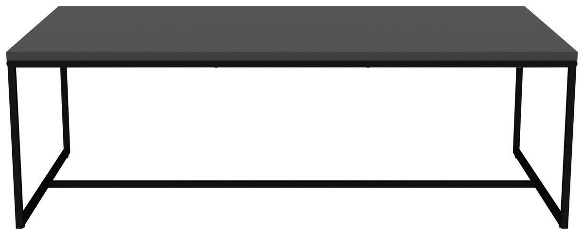 STOLIK KAWOWY LIPP - czarny, Design, materiał drewnopochodny/metal (120/60/40cm)