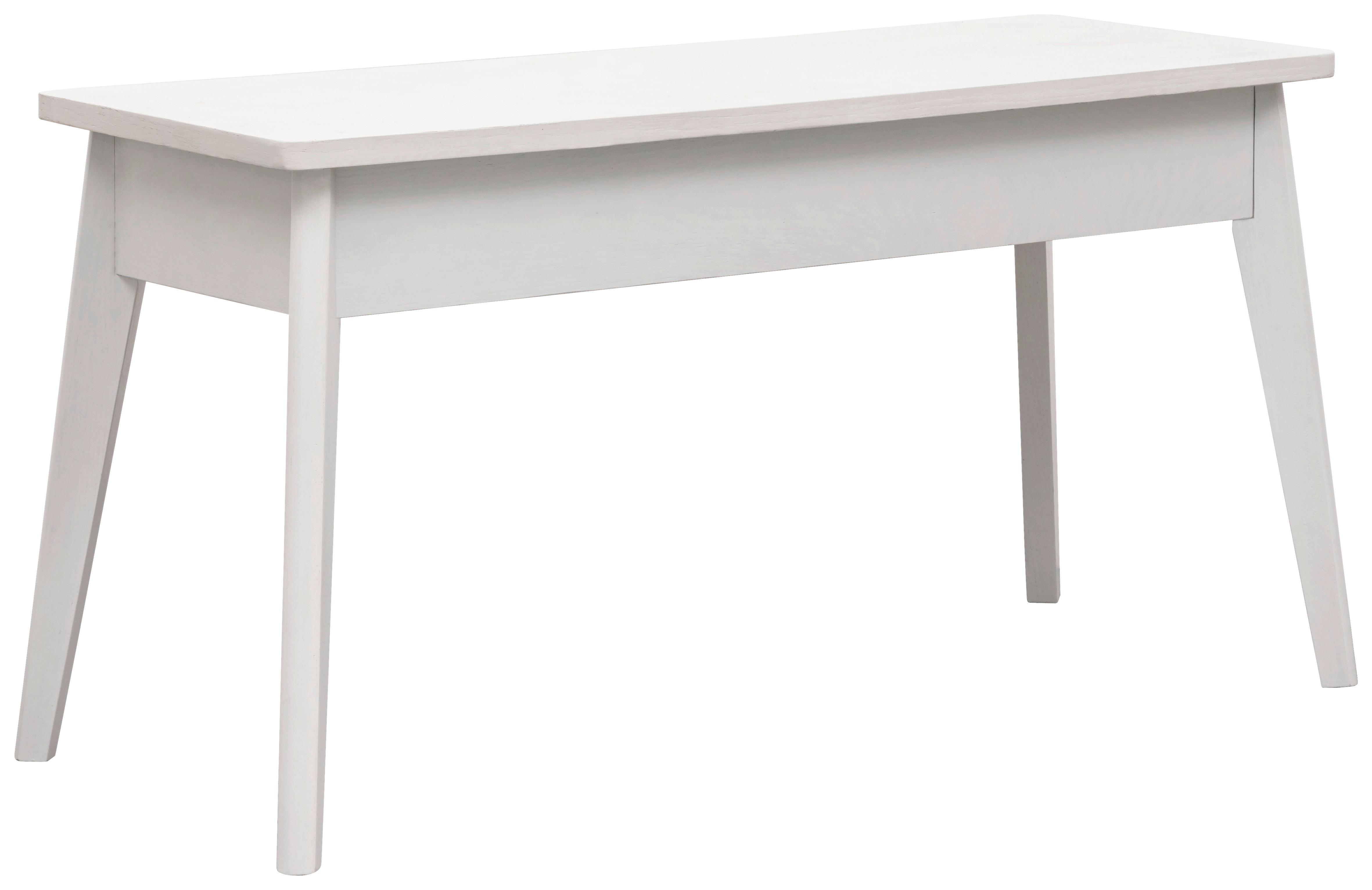 ŁAWKA ERIC - biały, Konventionell, materiał drewnopochodny/drewno (90/47/35cm) - MID.YOU