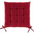 Ülőpárna Anita - Piros, Textil (40/40/4cm) - Mömax modern living