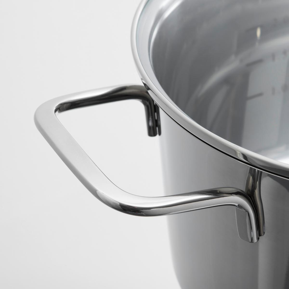 Set Loncev Elian, Nerjaveče Jeklo, 7-Delni - barve nerjavečega jekla/prozorno, Moderno, kovina/steklo - ELO