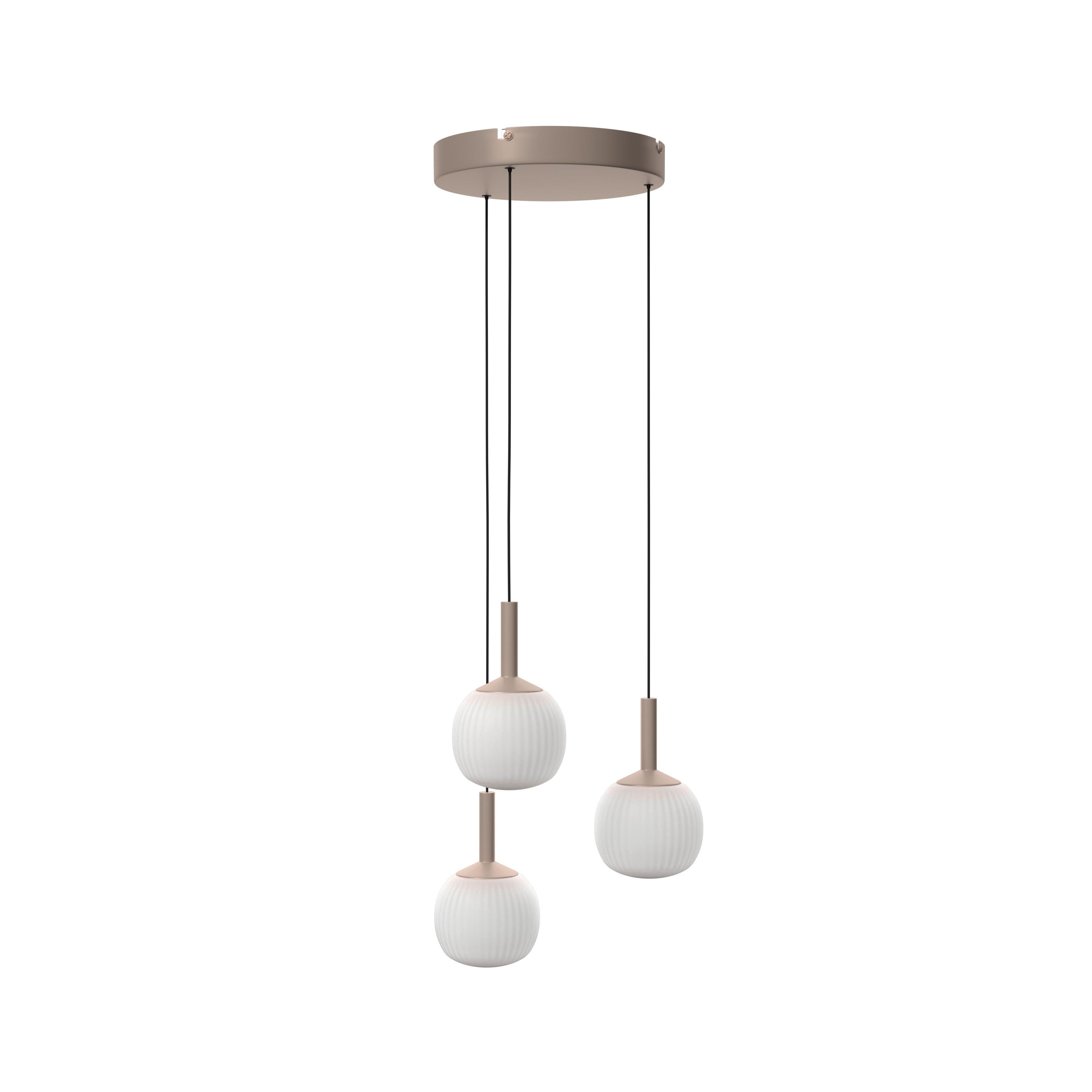 LAMPA WISZĄCA LED SWINDON *SBN* - biały, Design, metal/szkło (43/150cm) - Novel