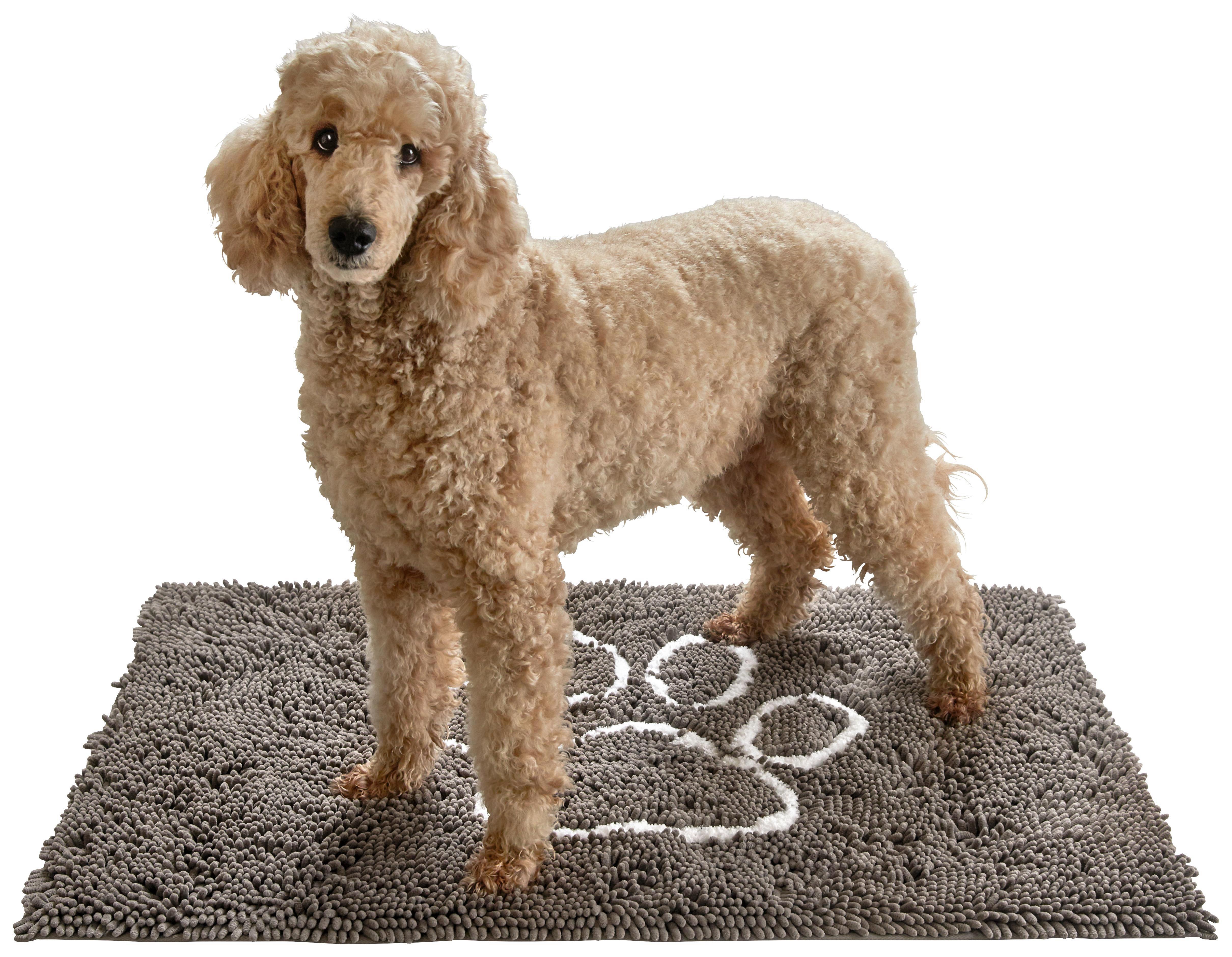 Haustiermatte Doggy Grau ca. 70x100cm - Weiß/Grau, Textil (70/100cm) - Mömax modern living