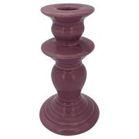 Kerzenhalter Nelly Pink - Pink, MODERN, Keramik (8,5/8,5/15cm) - Mömax