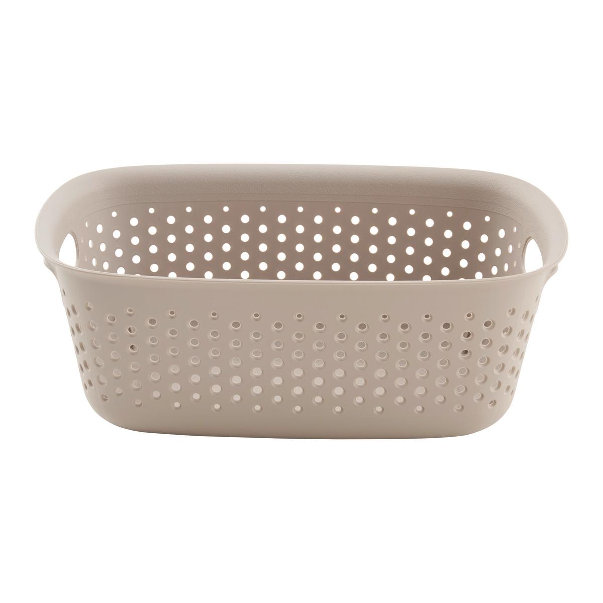Coșuleț pentru depozitare Maja - cca. 3,5L - taupe, Modern, plastic (28/19,5/10,5cm) - Mömax