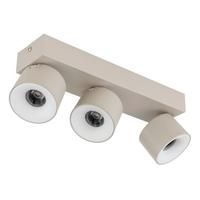 Led Reflektor 56961-3s Rae - homokszínű/fehér, Design, műanyag/fém (33/7.2/12cm) - Globo