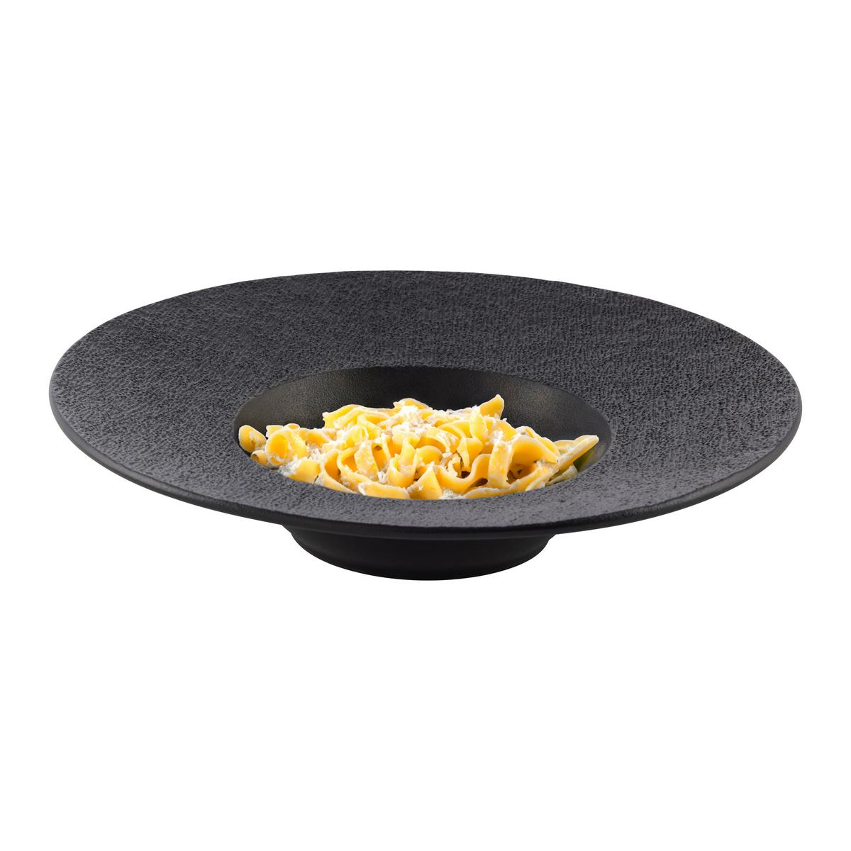 Tésztástányér Haruki - Gourmet - fekete, Modern, kerámia (28,9/6,2cm) - Mömax