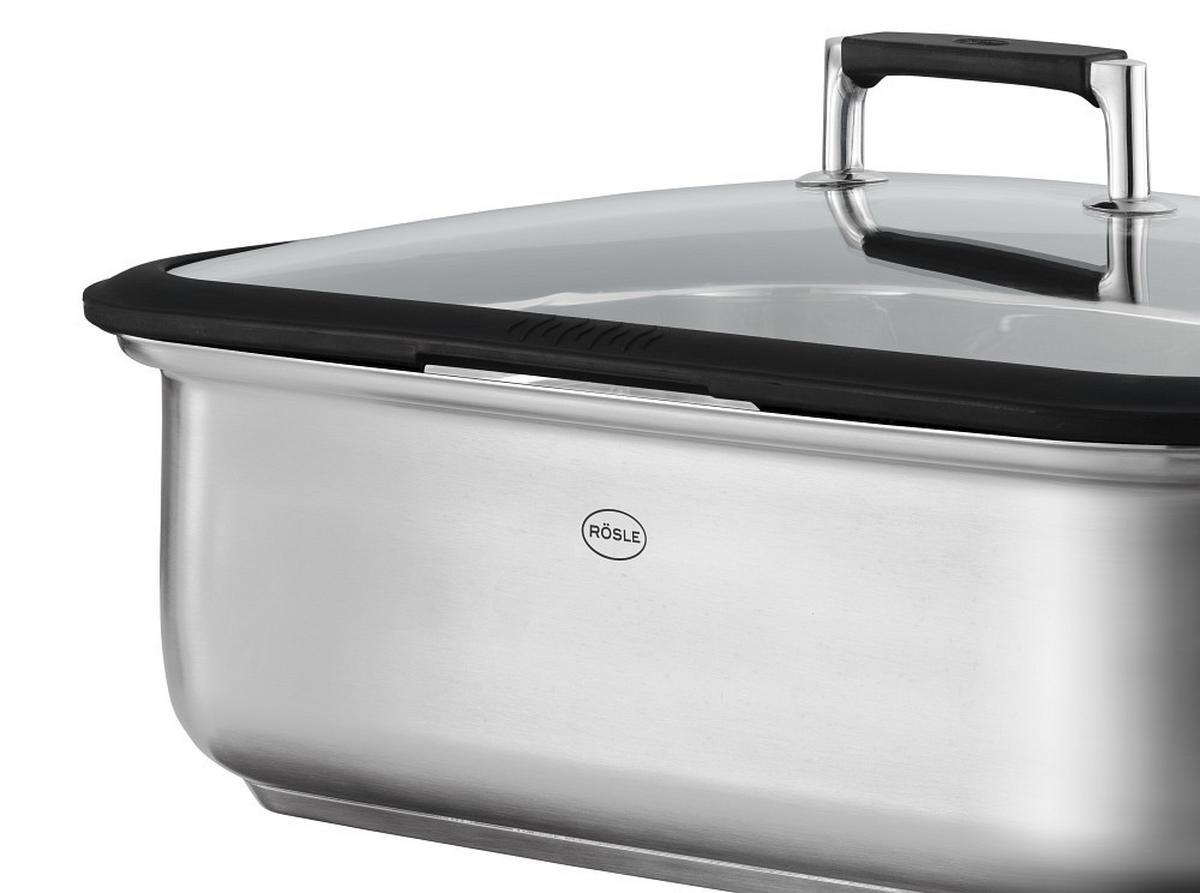 BRYTFANNA 911037 RÖSLE - kolor stalowy, Basics, metal (40,9/28,5/18,1cm) - Rösle