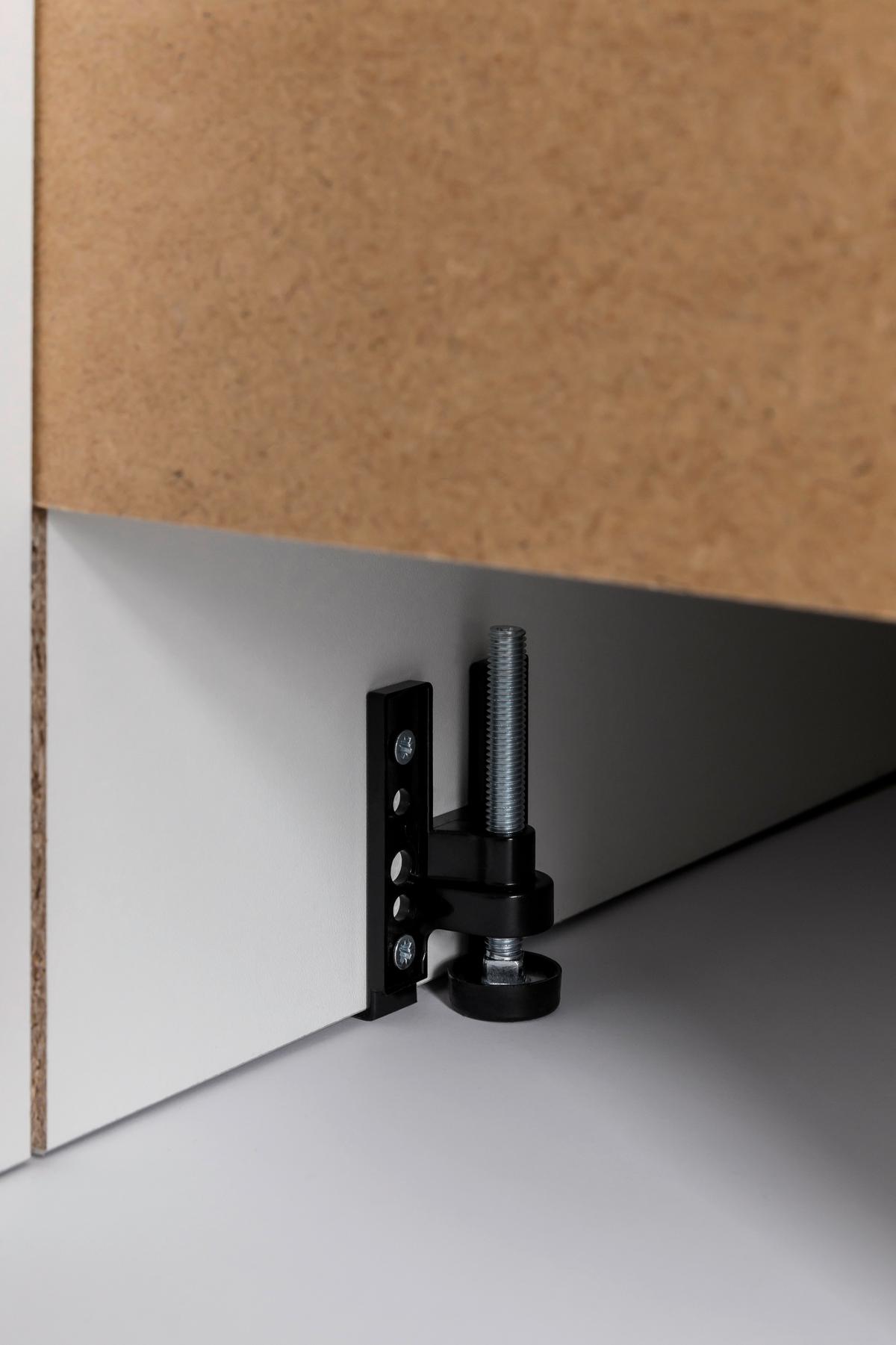 Regal Meran ca. 30x200x60 Grau - Grau, LIFESTYLE, Holzwerkstoff (30/200/60cm) - Held