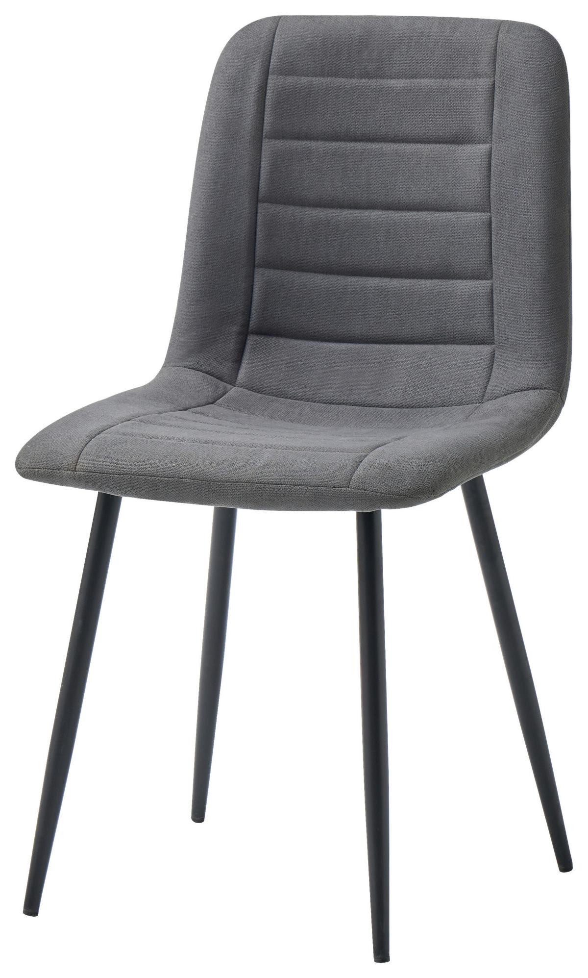 Stolica Una - tamno siva/crna, Basics, metal/tekstil (53/45/88cm) - Best Price