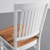 STOLSET ANTALIA - vit/naturfärgad, Modern, trä (44/98/59cm) - Bessagi Home