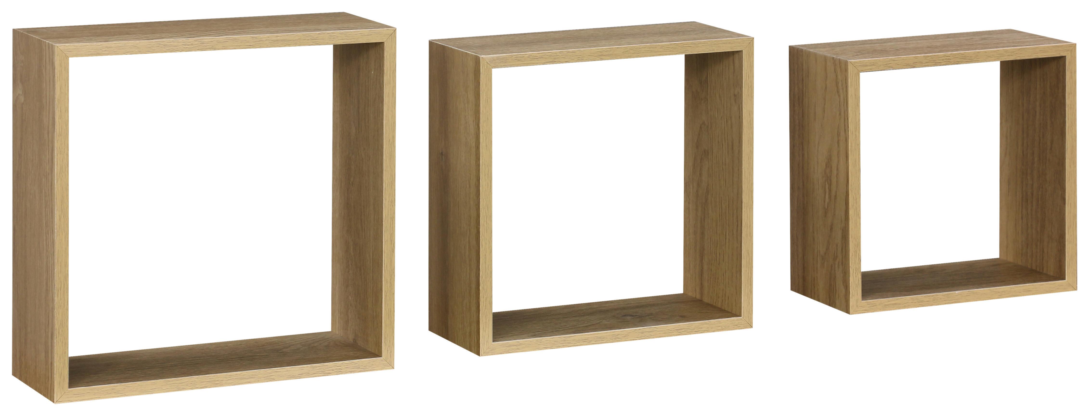 Zidna Polica Set 3/1 Simple 3 - Moderno (30-27-24/30-27-24/12cm) - Best Price