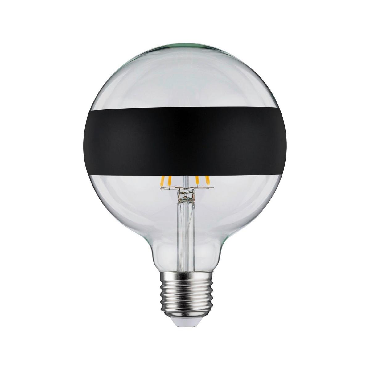 LED-Leuchtmittel 28682 max. 6,5 Watt - Klar/Schwarz, Basics, Glas (17,4cm) - Paulmann