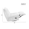 RELAXFÅTÖLJ ALURA - svart/cremefärgad, Modern, metall/trä (90/92/90cm) - Bessagi Home