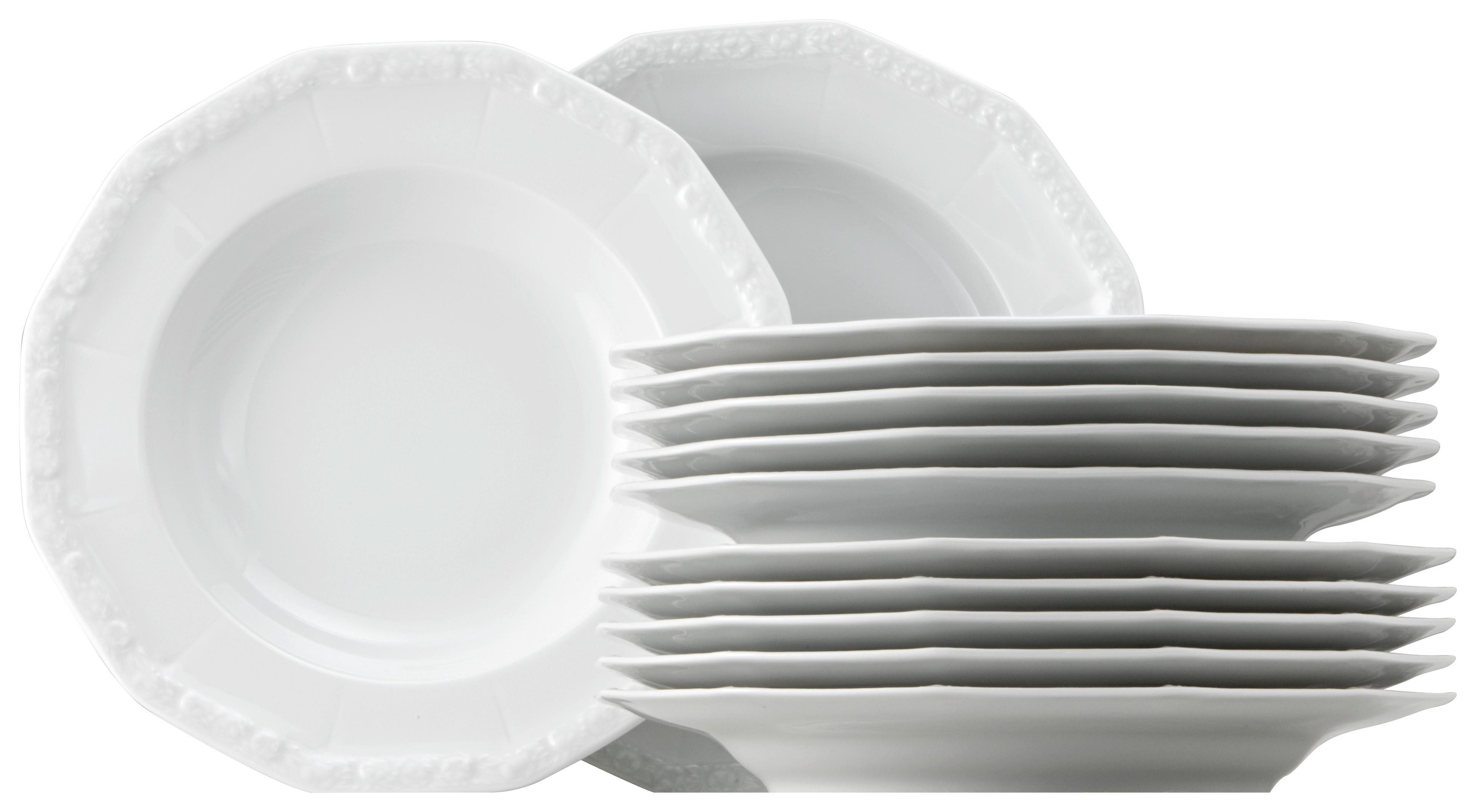 ZASTAWA STOŁOWA 10430-800001-18339 ROSENTHAL - biały, Basics, ceramika - Rosenthal