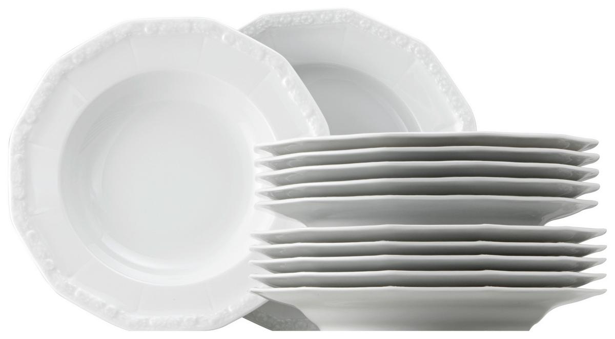 ZASTAWA STOŁOWA 10430-800001-18339 ROSENTHAL - biały, Basics, ceramika - Rosenthal