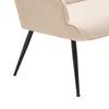 2-SITS SOFFA DALLAS - svart/cremefärgad, Modern, metall/trä (128/99/79cm) - Mömax