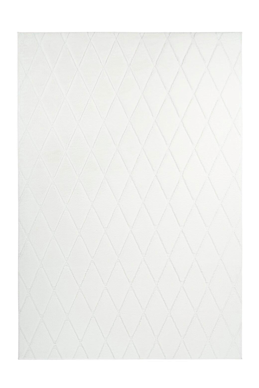 Teppich Vivica 225 Weiss - Weiss, Konventionell, Textil (160/230cm) - Kayoom