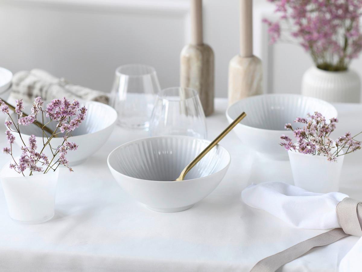 Set Posod Valencia, 6-Delni - bela, Design, keramika (17cm) - Creatable