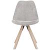 STOL LILLY 2 -BASED- - beige/naturfärgad, Modern, trä/textil (49/85/57cm) - Based