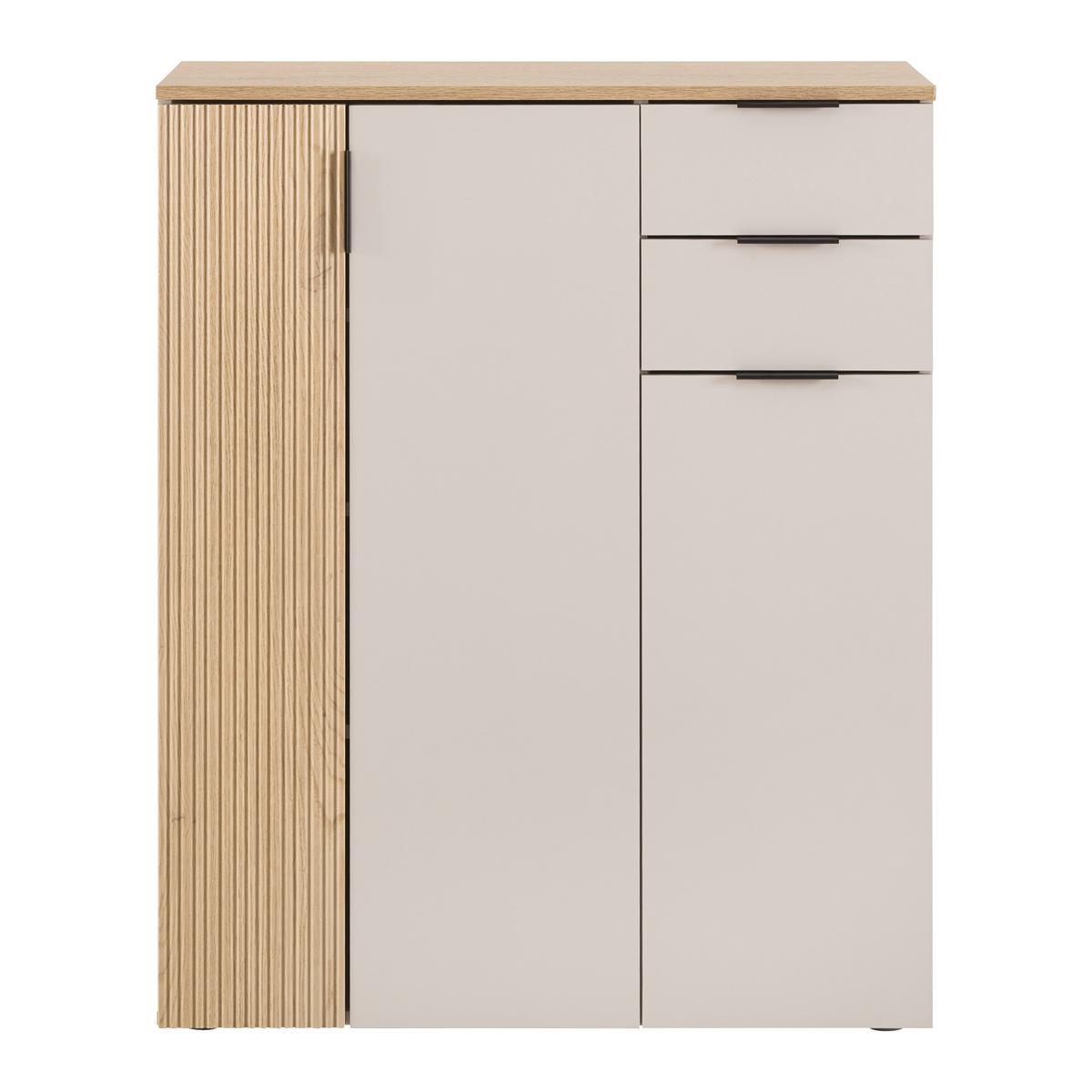 Cipelarnik Cannes - kašmir/boja hrasta, Moderno, pločasti materijal/plastika (90/110/40cm) - Modern Living