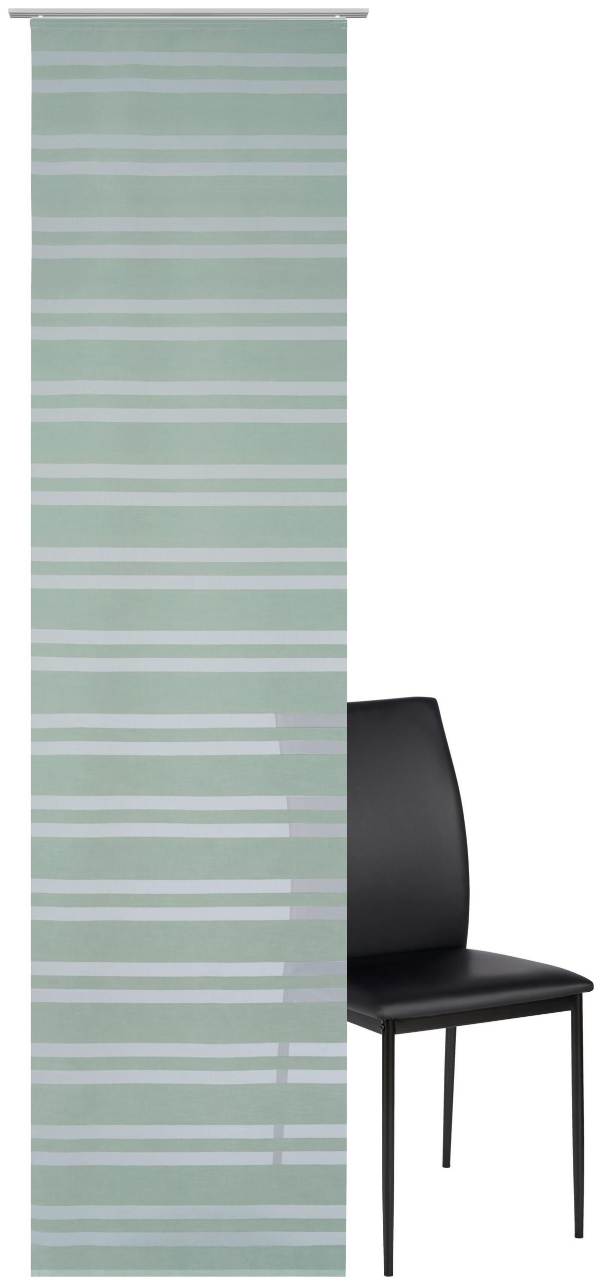 ZASŁONA PANELOWA FLAGA - miętowy, Design, tkanina (60/245cm) - Novel