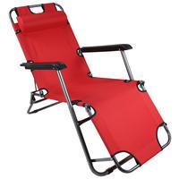 GARTENLIEGE MALTOSA - Rot, Modern, Kunststoff/Textil (60/27/153cm) - Ambia Garden