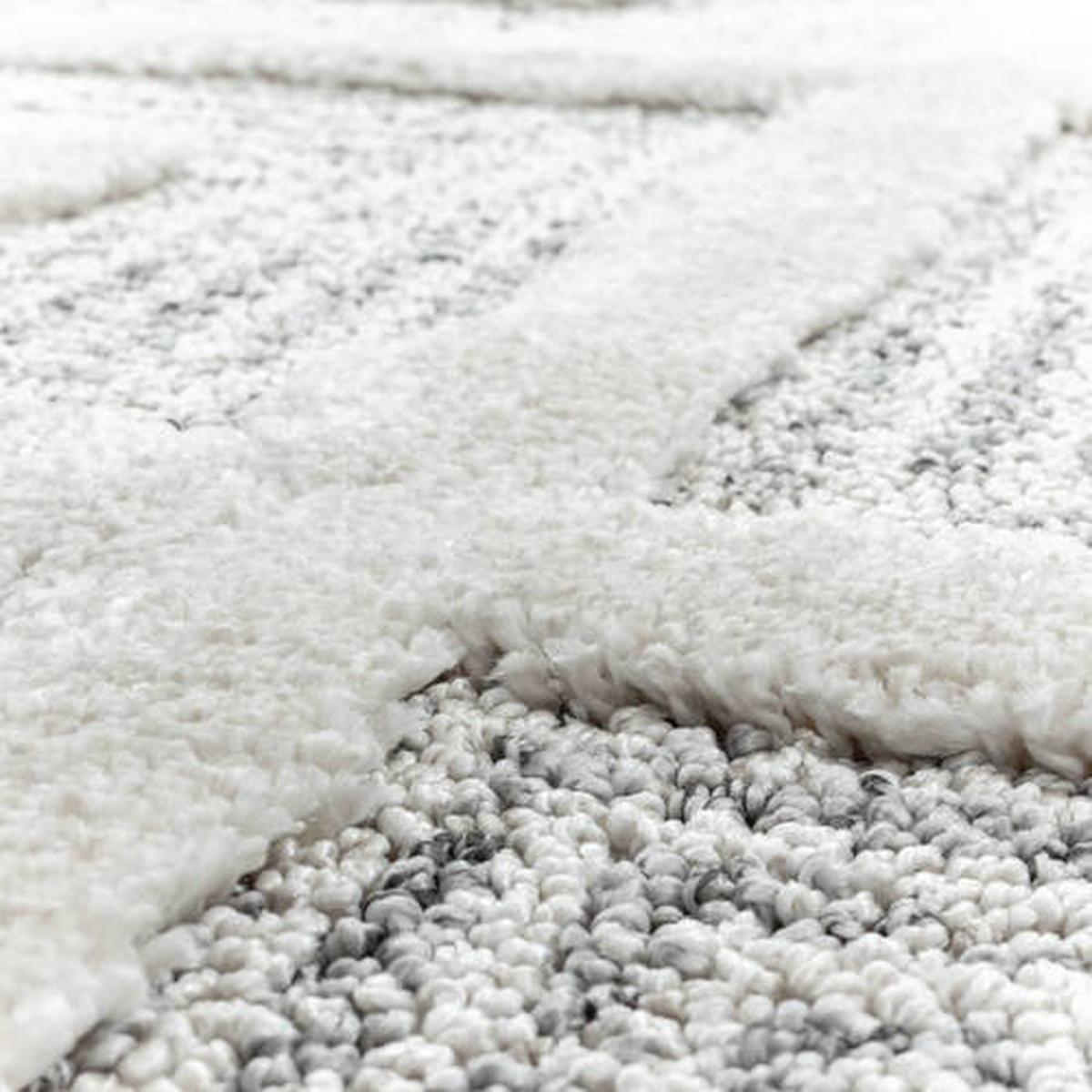 Webteppich Pisa Grau ca. 200x290cm - Grau, KONVENTIONELL, Textil (200/290cm)