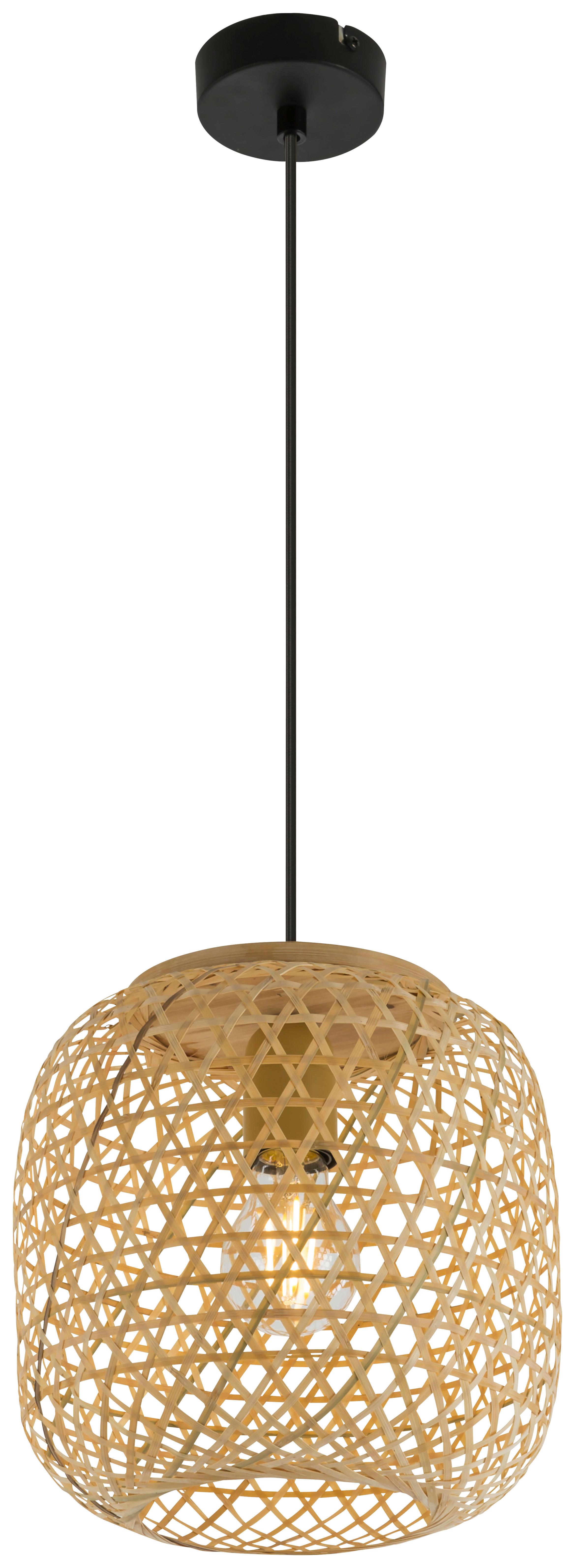 Viseča Svetilka 15367h Mirena - naravne barve, Natur, naravni materiali (23/135cm) - Globo