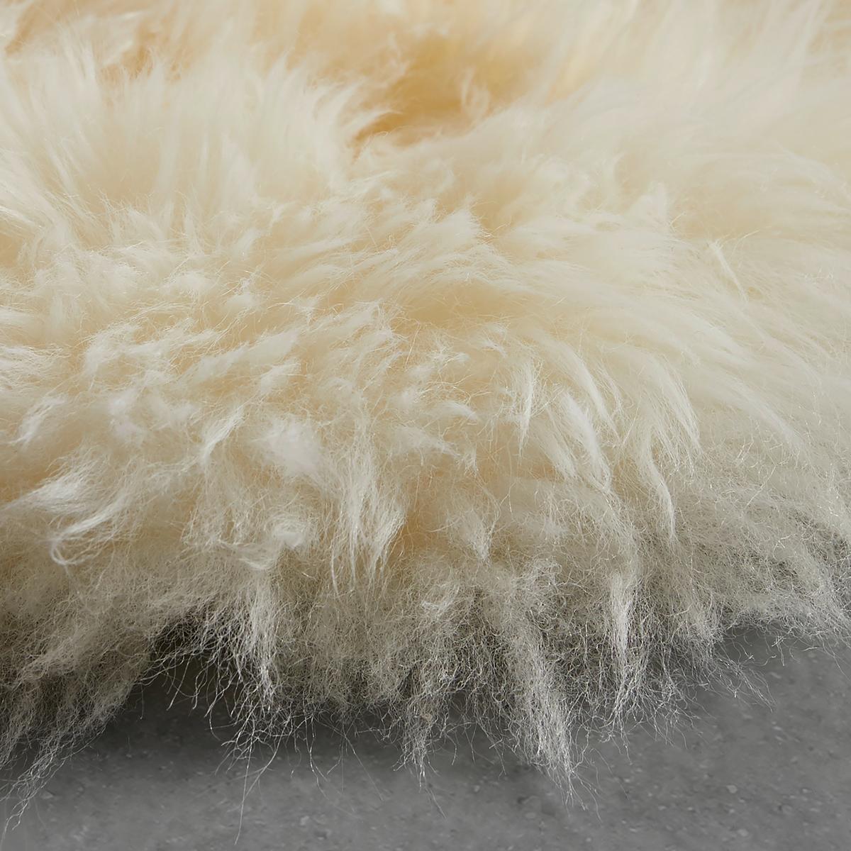 Schaffell Emma in Weiß ca. 60x45cm - Weiß, Textil (45/60cm) - Mömax